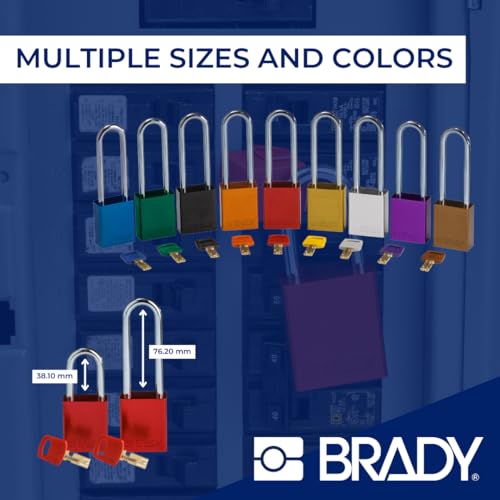 Green Aluminum Lockout Padlock - Unpickable 1.5" Shackle