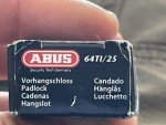 Abus Titalium 25mm Padlock - Model 64TI