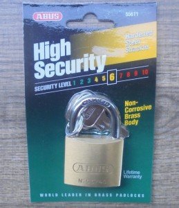 ABUS 55/40C High Security Brass Padlock