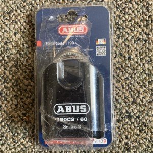 Abus 190Cs/60 4-Digit Combination Padlock - Black