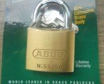 ABUS 55/40C High Security Brass Padlock