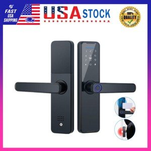 Smart Fingerprint and APP Door Lock with Keys