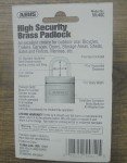 ABUS 55/40C High Security Brass Padlock