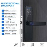 Smart Fingerprint and APP Door Lock with Keys