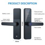 Smart Fingerprint and APP Door Lock with Keys