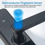Smart Fingerprint and APP Door Lock with Keys