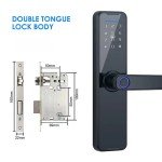 Smart Fingerprint and APP Door Lock with Keys