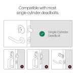 August Wi-Fi Smart Lock 4th Gen - Matte Black