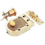 Mul-t-Lock Jimmy Proof Single Cylinder Lock - Brass