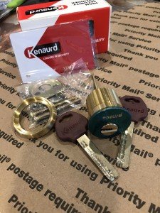 High Security Rim/Mortise Lock Cylinder with Keys