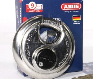 ABUS Diskus Round Padlock with Plus Cylinder