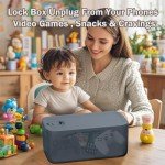 Secure Lockable Storage Box for Medicines and Snacks