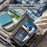 Secure Lockable Storage Box for Medicines and Snacks