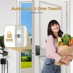 Keyless Smart Deadbolt Lock with Anti-Peeping Keypad