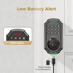 Keyless Smart Deadbolt Lock with Anti-Peeping Keypad