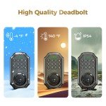 Keyless Smart Deadbolt Lock with Anti-Peeping Keypad