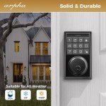 Smart Keyless Deadbolt Lock with Anti-Peeping Feature