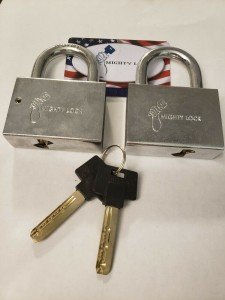 Mighty Lock: 2 Padlocks with Unique Keys