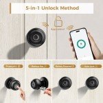 Keyless Smart Fingerprint Door Lock with Bluetooth