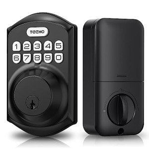 TEEHO TE001 Keyless Smart Deadbolt Lock - Matte Black