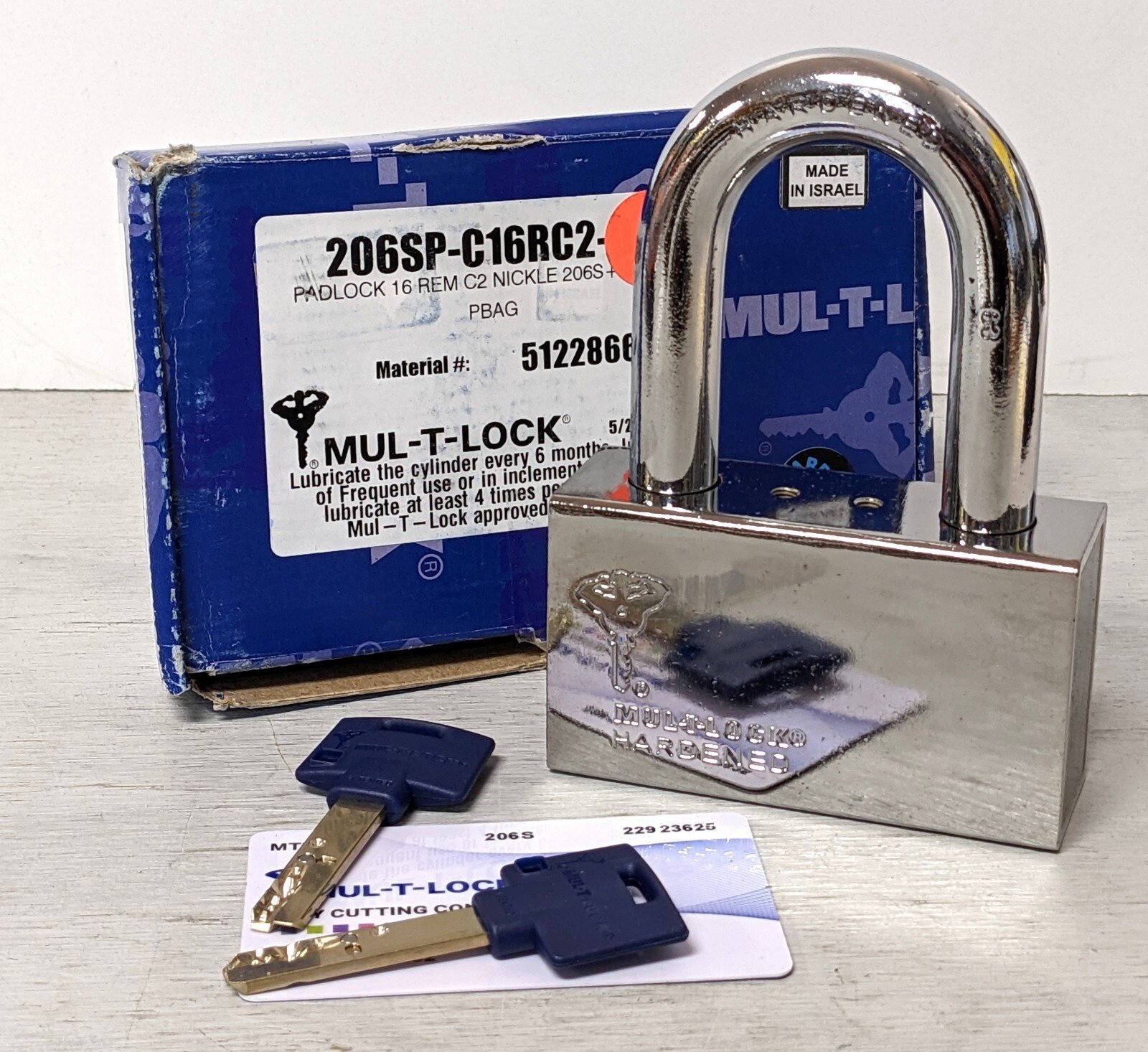 Mul-T-Lock C16RC2 16mm Shackle Padlock