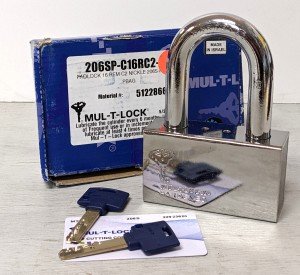 Mul-T-Lock C16RC2 16mm Shackle Padlock