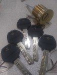 High-Security Rim/Mortise Cylinder with 5 Keys