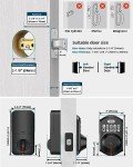 TEEHO TE001 Keyless Smart Deadbolt Lock - Matte Black