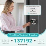 Keypad Smart Door Knob with App Control