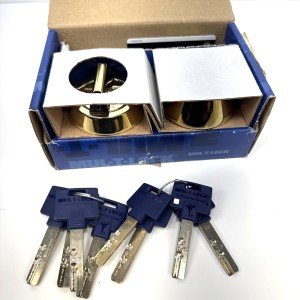 Mul-T-Lock Hercular Single Cylinder Deadbolt - Brass