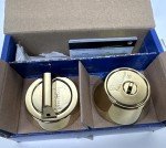 Mul-T-Lock Hercular Single Cylinder Deadbolt - Brass