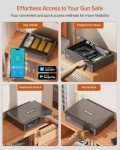 Billconch Biometric Gun Safe with Quick Access Options