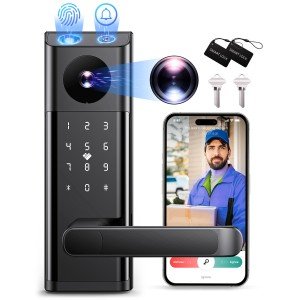 WiFi Smart Lock with Camera and Fingerprint Access