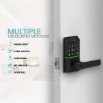 Keyless Biometric Smart Door Lock with Passcodes