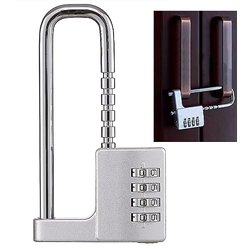 Unpickable U-Shaped Lock for Lockers and Fences