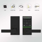 Keyless Biometric Smart Door Lock with Passcodes