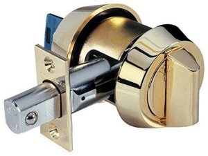 Mul-T-Lock Hercular Single Cylinder Deadbolt - Brass