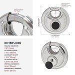 ABUS Diskus Heavy Duty Stainless Steel Padlock