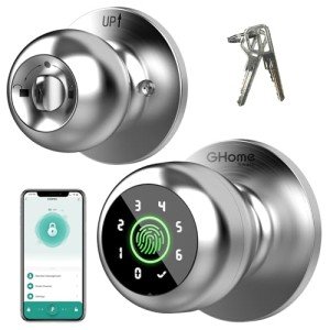 Smart Fingerprint Door Lock with Keypad & App