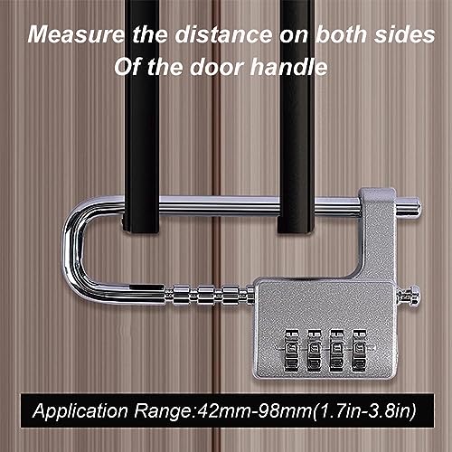 Unpickable U-Shaped Lock for Lockers and Fences
