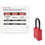 ABUS 10-Pack Safety Padlock Set - Keyed Different