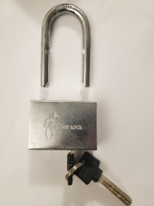 Mighty Unpickable Lock with Removable Shackle