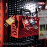 ABUS 10-Pack Safety Padlock Set - Keyed Different