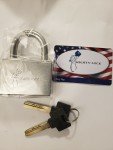 Mighty Unpickable Lock with Removable Shackle
