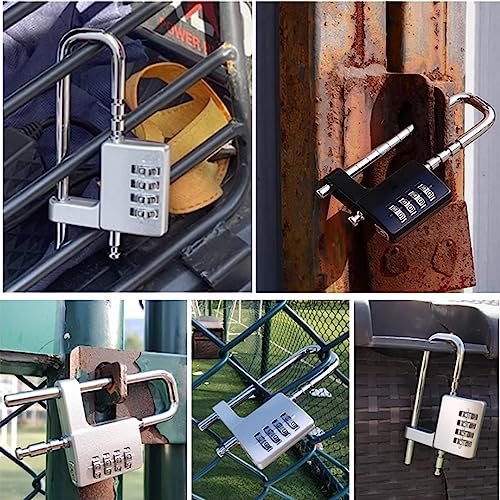 Unpickable U-Shaped Lock for Lockers and Fences