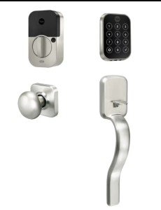 Smart Keyless Wi-Fi Lock with Ridgefield Handle