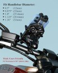 Unpickable Motorcycle Phone Holder with Lock & Dampener