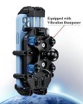 Unpickable Motorcycle Phone Holder with Lock & Dampener