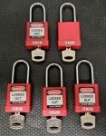 ABUS 74/40 Lockout Tagout Padlock - Red