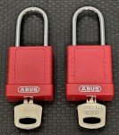 ABUS 74/40 Lockout Tagout Padlock - Red